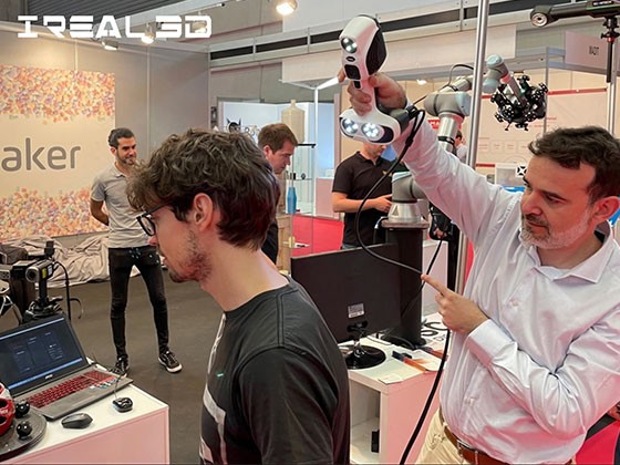 西班牙3D打印&3D扫描展会花絮一览 | 感受iReal 3D扫描技术的魅力